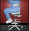Figure 23 - Stool without backrest